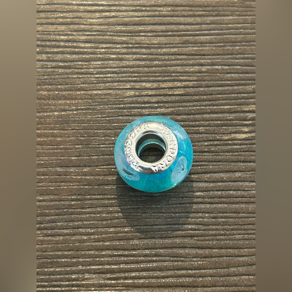 Pandora Charm Light Blue Murano Glass
